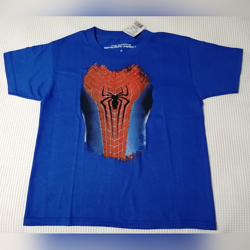 🔥SALE🔥 Spiderman Boy's Short Sleeved Boy's T-shirt Tee NWT Size 6, 6X